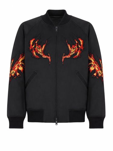 Y - 3 giacca in raso con ricami - y - 3 - Modalova
