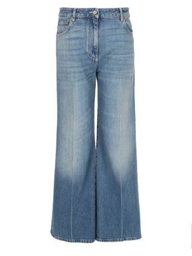 Valentino pantalone in denim - valentino - Modalova