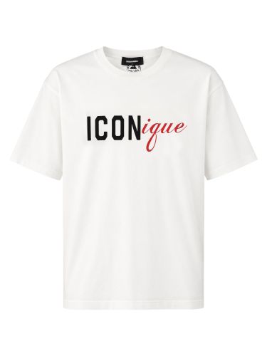 T-shirt "iconique" in cotone - dsquared2 - Modalova
