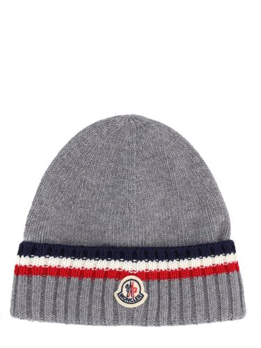 Moncler berretto in lana con logo - moncler - Modalova