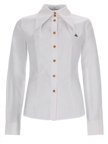 Camicia "violin" con logo - vivienne westwood - Modalova