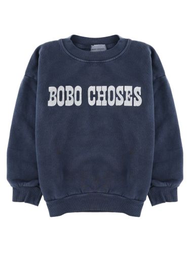 Felpa girocollo con stampa logo - bobo choses - Modalova