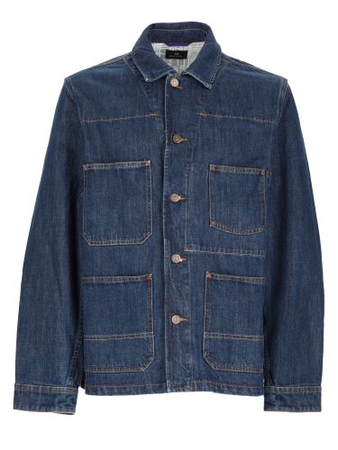 Giacca chore in denim - ps by paul smith - Modalova