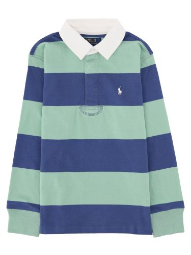 Polo a righe a manica lunga - polo ralph lauren - Modalova