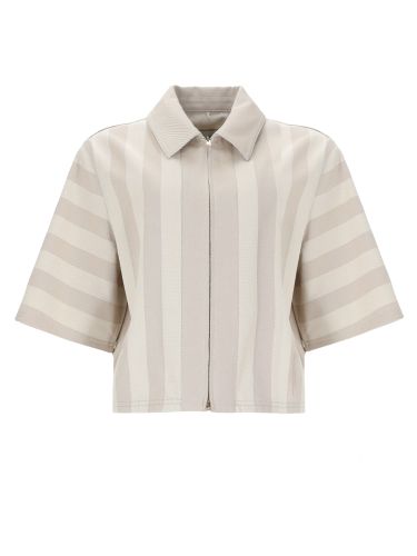 Fendi giacca in drill pequin - fendi - Modalova