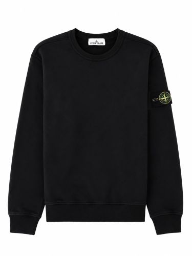 Stone island felpa con patch logo - stone island - Modalova