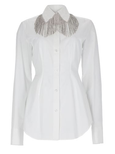 Camicia con colletto gioiello - sportmax - Modalova
