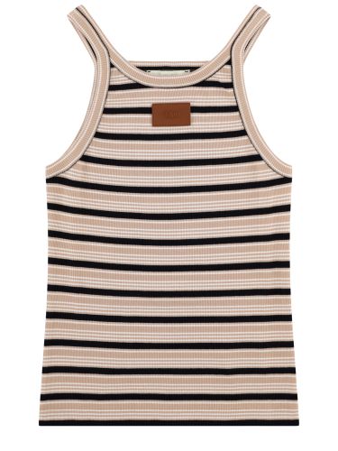 Fendi top in cotone a righe - fendi - Modalova