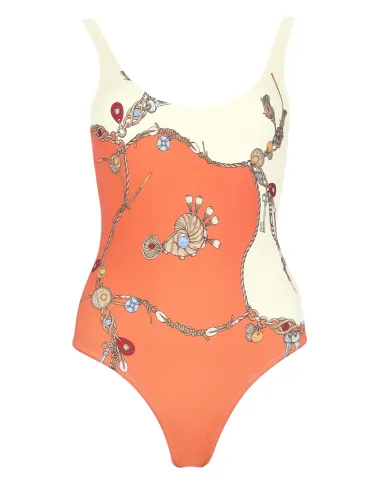 Costume da bagno intero con stampa - versace - Modalova