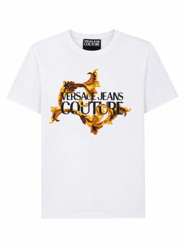 T-shirt con logo baroque - versace jeans couture - Modalova