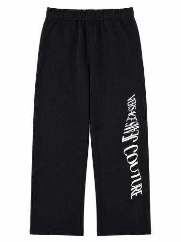 Pantalone track con logo "liquify rubber" - versace jeans couture - Modalova