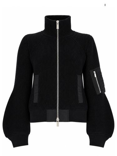 Sacai blouson in maglia di lana - sacai - Modalova