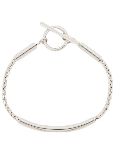 Bracciale con catena a spiga e tubo - saint laurent - Modalova