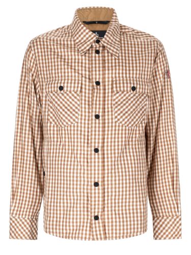Camicia in tartan di cotone - moncler grenoble - Modalova