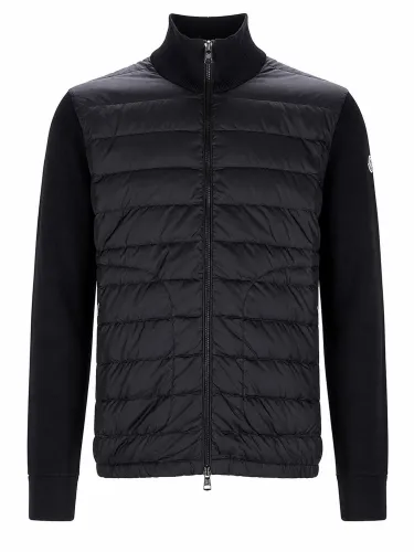 Moncler cardigan imbottito con zip - moncler - Modalova