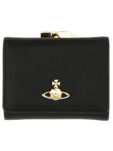 Portafoglio "small frame" con dettaglio orb - vivienne westwood - Modalova