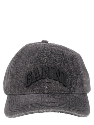 Cappello da baseball con ricami - ganni - Modalova