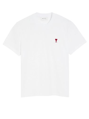 Ami paris t-shirt con logo - ami paris - Modalova