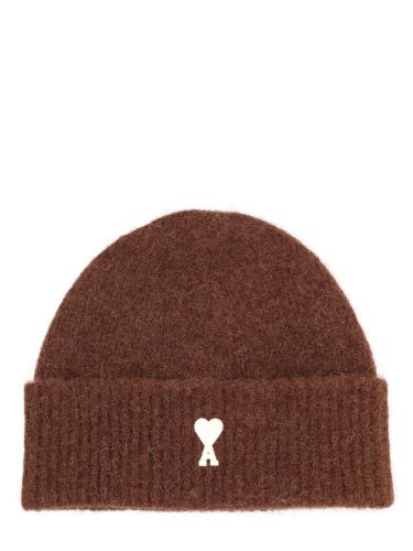 Berretto con logo ami de caur - ami paris - Modalova