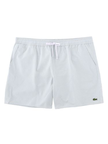 Costume da bagno con logo e coulisse - lacoste - Modalova