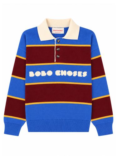 Bobo choses polo in maglia con logo - bobo choses - Modalova