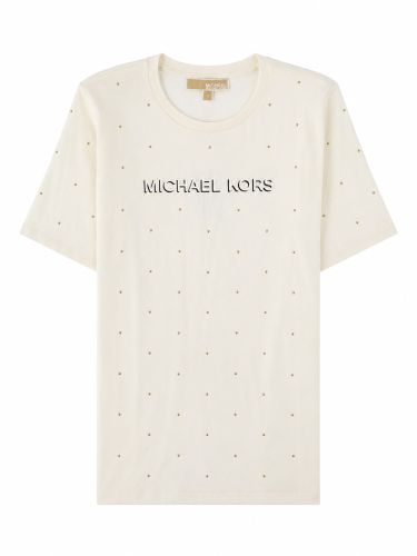 T-shirt con logo e strass - michael by michael kors - Modalova