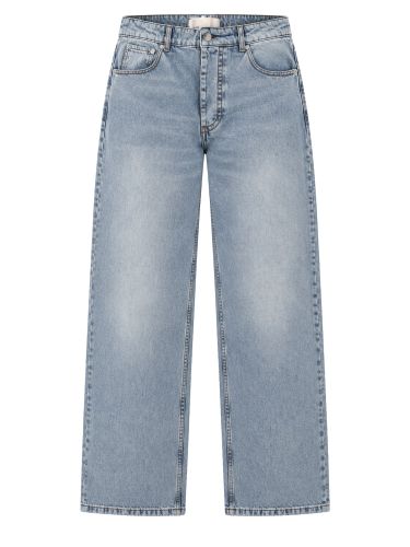 Jeans baggy in denim di cotone - ami paris - Modalova