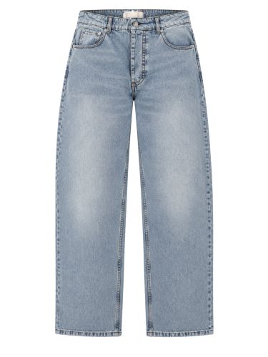 Jeans baggy in denim di cotone - ami paris - Modalova