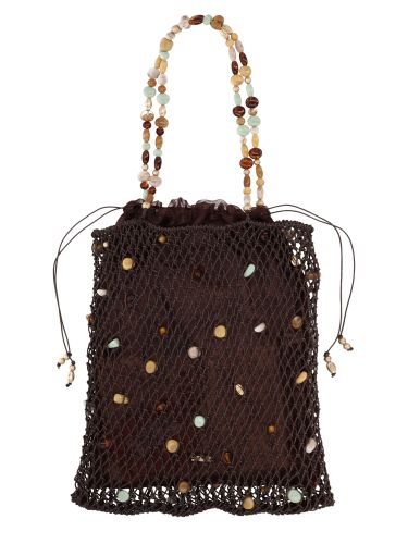Borsa tote "mercier" con perline decorative - cult gaia - Modalova