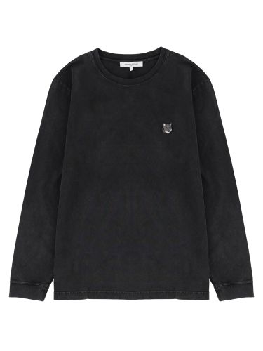 T-shirt "fox head" a manica lunga - maison kitsuné - Modalova