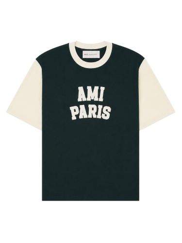 Ami paris t-shirt con logo - ami paris - Modalova