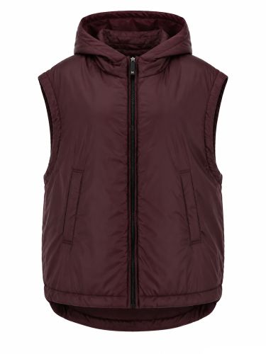 Gilet imbottito con cappuccio - s max mara - Modalova