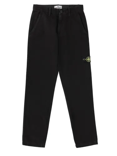 Pantalone regular fit con patch logo - stone island - Modalova