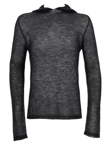 T-shirt trasparente con cappuccio - rick owens - Modalova
