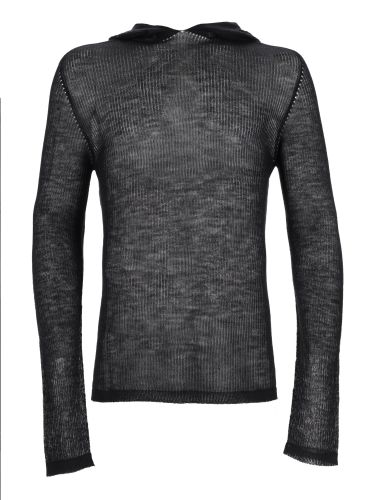 T-shirt trasparente con cappuccio - rick owens - Modalova