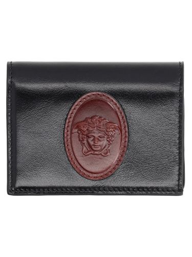 Versace portafoglio bifold con logo - versace - Modalova
