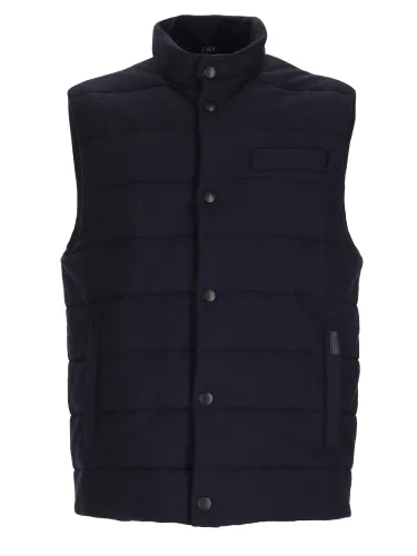Gilet in jersey tecnico trapuntato - fay - Modalova