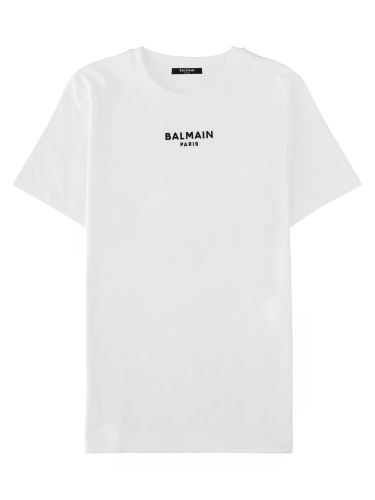 Balmain t-shirt con logo ricamato - balmain - Modalova