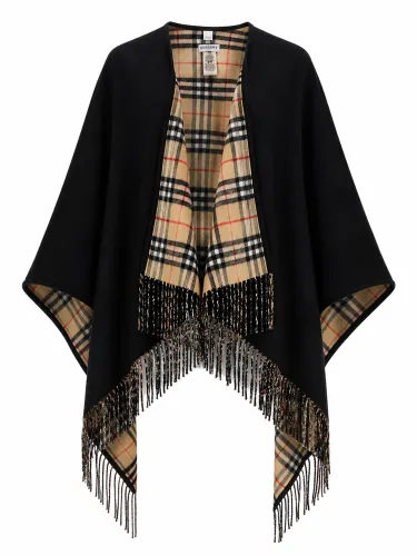 Mantella reversibile "check" - burberry - Modalova