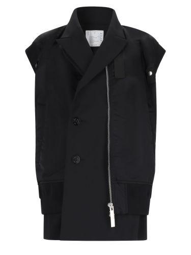 Sacai smanicato in twill di nylon - sacai - Modalova