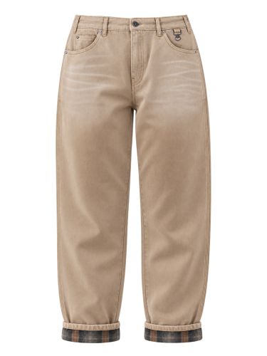Jeans con dettaglio check - golden goose - Modalova
