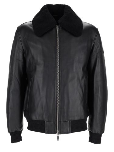 Bomber "toba" in pelle - moose knuckles - Modalova