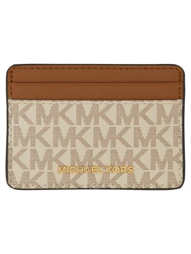 Portacarte "jet set" logato - michael by michael kors - Modalova