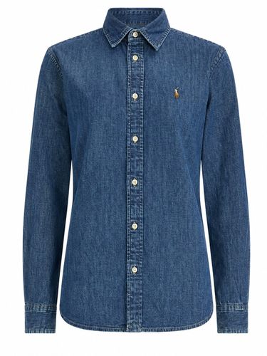 Polo ralph lauren camicia in denim - polo ralph lauren - Modalova