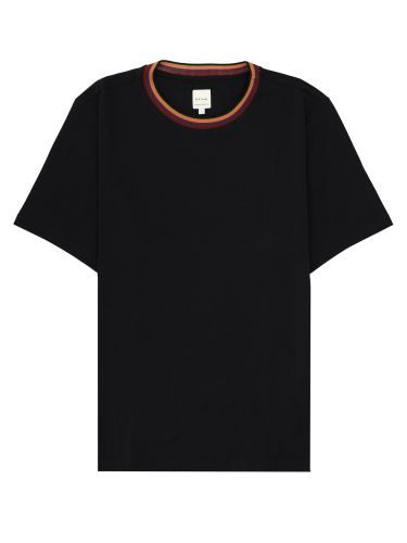 T-shirt con collo stripes - paul smith - Modalova