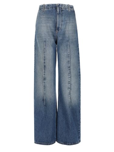 Jeans a gamba larga - mm6 maison margiela - Modalova