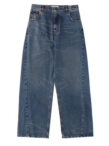 Msgm jeans in denim di cotone - msgm - Modalova
