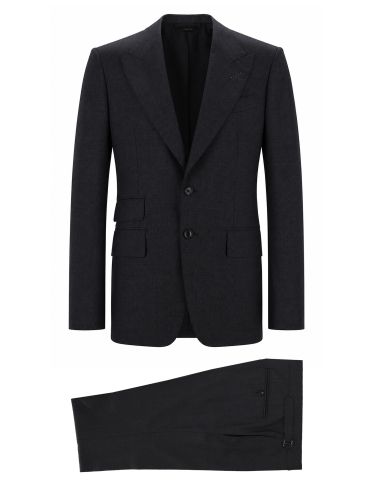 Completo "shelton" in grisaglia - tom ford - Modalova