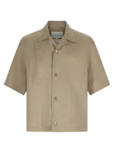 Camicia in lino a manica corta - studio nicholson - Modalova