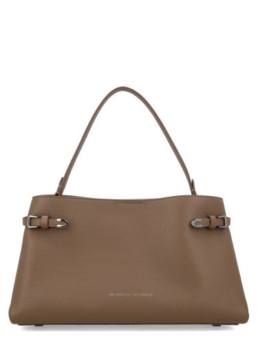 Borsa in pelle granata - brunello cucinelli - Modalova